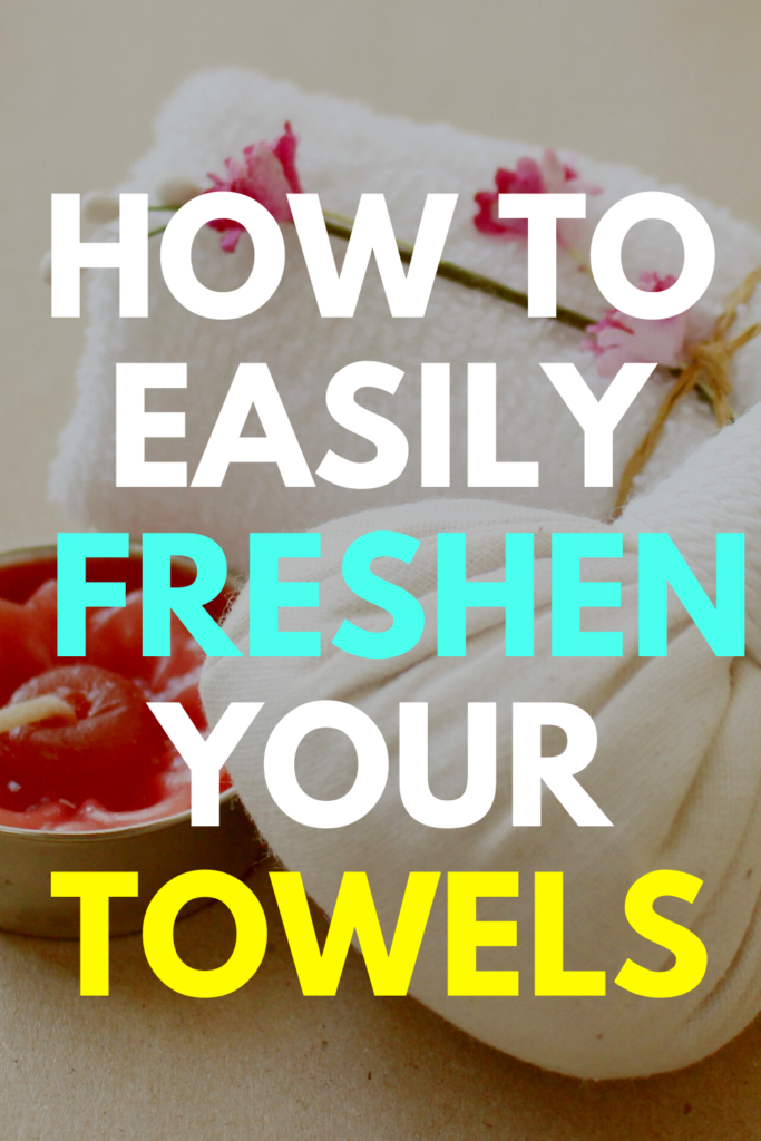 Easily freshen your towels and remove musty smell