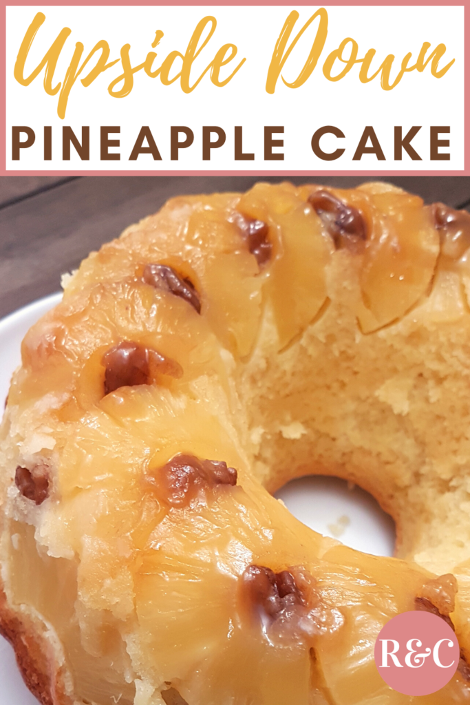 pineapple upside down bundt cake made from scratch